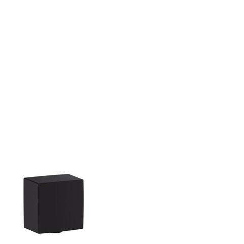 Hansgrohe FixFit E muuraansluitbocht m. terugslagklep kunststof mat zwart SW451608