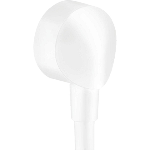 Hansgrohe Fixfit Muuraansluitbocht E - zonder terugslagklep - mat wit SW451550