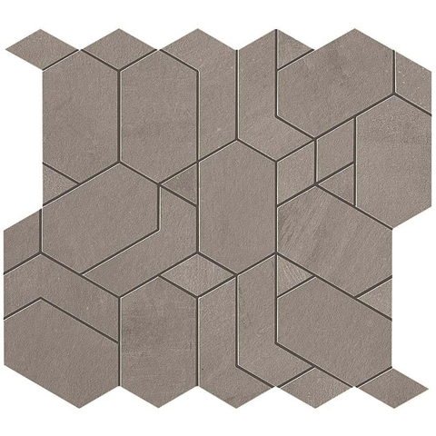 Ceralto Dorsena Mozaïektegel - 31x33.5cm - 9mm - Grey mat SW1129702