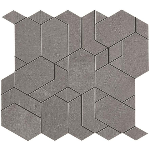 Ceralto Dorsena Mozaïektegel - 31x33.5cm - 9mm - Smoke mat SW1129654