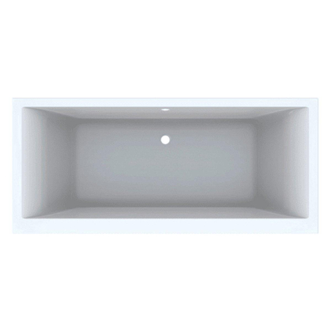 Geberit Renova plan plastique duo bain acrylique rectangulaire 180x80x42cm blanc SW420705