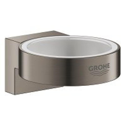 Grohe Selection Wandhouder - voor zeepdispenser/glas - brushed hard graphite (antraciet) SW444152