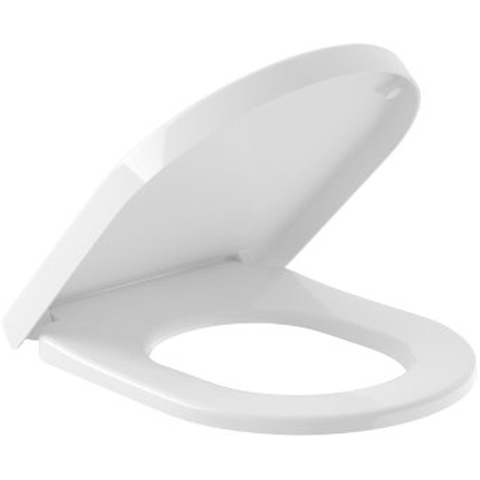 Villeroy & Boch Avento closetzitting - met deksel met softclose en quick release ceramic+ stone white OUTLETSTORE STORE43611