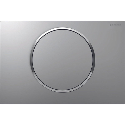 Geberit Sigma10 plaque de commande - chasse à 2 touches - bouton rond - matchr./chr. brillant/matchr. SW420936