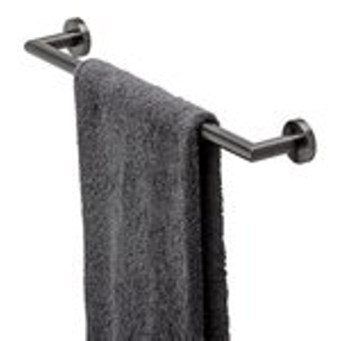 Geesa Nemox Porte-serviettes 49,9cm Métal noir brossé SW451890