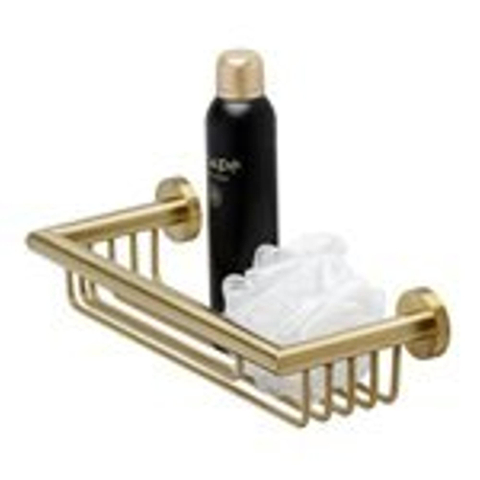 Geesa Nemox Panier de douche 34,9cm Or brossé SW451894