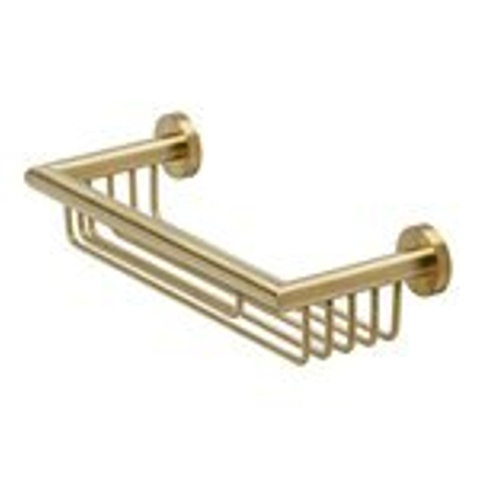 Geesa Nemox Panier de douche 34,9cm Or brossé SW451894
