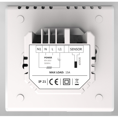 Royal plaza Mincio inbouwthermostaat - met wifi - mat wit SW489957