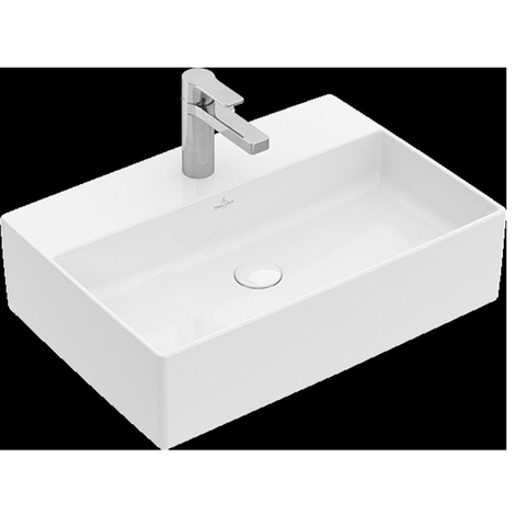 Villeroy & Boch Memento 2.0 Vasque à poser - 49.8x42cm - trop-plein - blanc SW479653