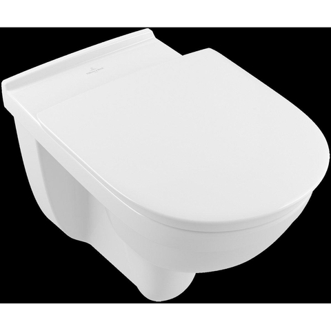 Villeroy & Boch Vicare O.novo Vita wandcloset - diepspoel DirectFlush - 36x59.5cm CeramicPlus - White Alpine (glans wit) 1025060