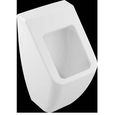 Villeroy & Boch venticello afzuigurinoir DirectFlush - met verdekte toevoer - 28.5x54.5x31.5cm CeramicPlus - voor deksel - Stone White (mat wit) SW209655