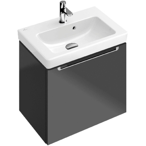 Villeroy & Boch Subway 2.0 meubelfontein - 50x40cm - 1 kraangat - met overloop CeramicPlus - White Alpine (glans wit) 1024206
