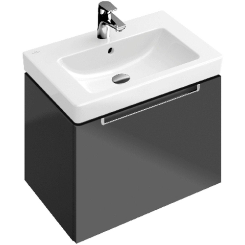 Villeroy & Boch Subway 2.0 meubelwastafel - 65x47cm - 1 kraangat - met overloop CeramicPlus - White Alpine (glans wit) 1024098