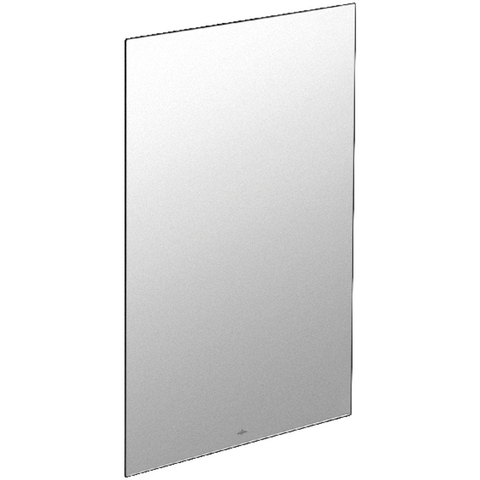 Villeroy & Boch More To See spiegel - 600x750x20mm - inclusief bevestiging - Aluminium (glans zilver) 1023985
