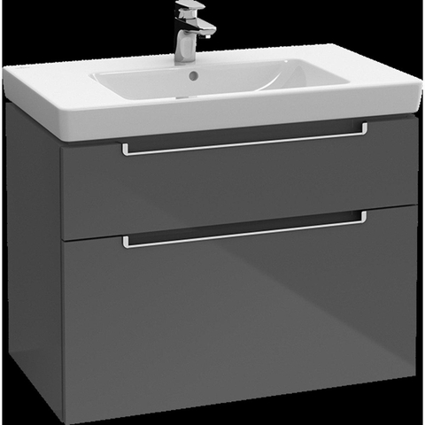 Villeroy & Boch Subway 2.0 wastafelonderkast - 78.7x59cm - 2 lades - Arizona Oak (mat hout) SW479948