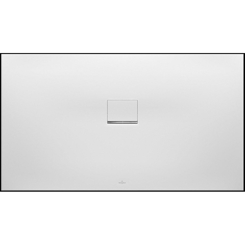 Villeroy & Boch Squaro infinity douchevloer - 130x90cm - Stone White (mat wit) SW480089