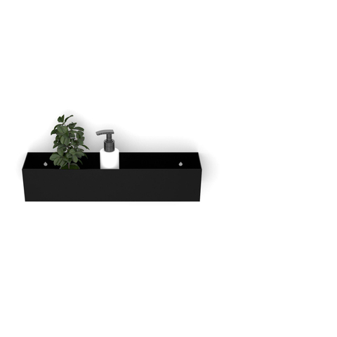 Looox boîte spéciale rectangle 30x10x10cm noir mat seconde choix OUT9027