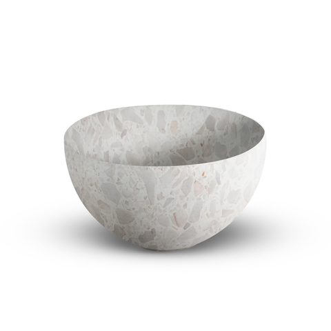Looox Ceramic terrazzo Lavabo Ceramic small Vasque lave-mains 23cm rond terrazzo beige SW405439