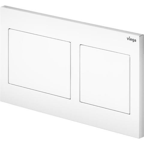 Viega Prevista bedieningsplaat Visign for Style 21 13x22cm kunststof alpine wit SW359014
