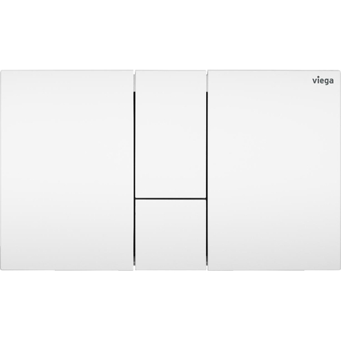 Viega Prevista bedieningsplaat Visign for Style 24 13x22cm kunststof alpine wit SW359013