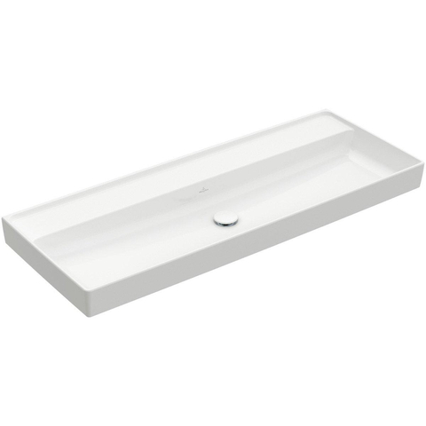 Villeroy & Boch Collaro meubelwastafel - 120x47cm - zonder overloop - zonder kraangaten - White Alpine (glans wit) SW358334