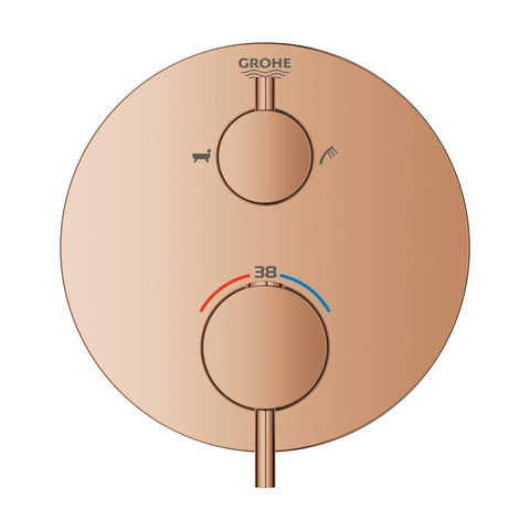 GROHE Atrio robinet mitigeur thermostatique avec inverseur Warm sunset brillant (cuivre) SW354683