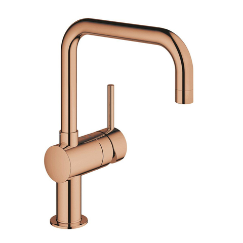 GROHE Minta Keukenkraan - hoog - draaibare u uitloop - warm sunset glans SW354749