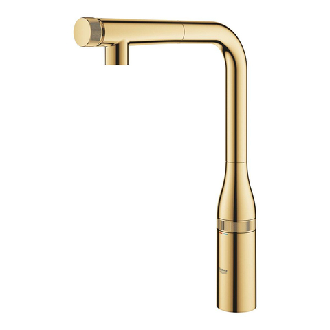 GROHE Essence Keukenkraan - hoog - draaibare/uittrekbare uitloop - cool sunrise glans SW392213