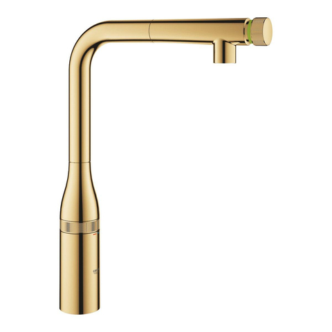 GROHE Essence Keukenkraan - hoog - draaibare/uittrekbare uitloop - cool sunrise glans SW392213