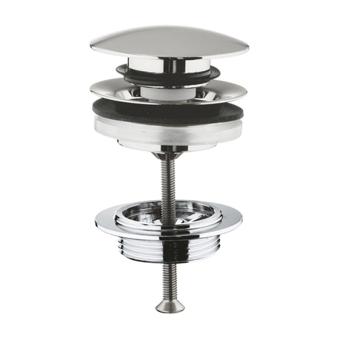 GROHE afvoergarnituur push open supersteel - licht beschadigd - OUTLET UDEN STORE42069