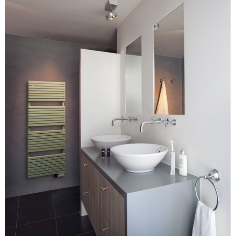 Vasco Carré CB-EL-BL design radiator elektrisch met blower 1737x600mm, 1250W grijs-aluminium (M307) SW160392
