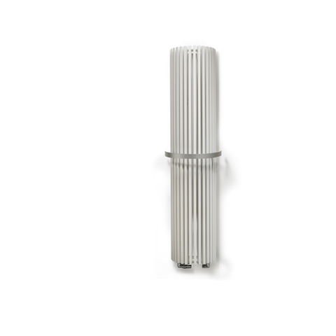 Vasco Carre Demi Circulaire CR O Radiateur design demi circulaire vertical 43x200cm 2174Watt Gris aluminium (M302) 7240529