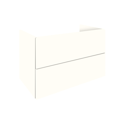 Royal plaza Intent meuble bas 140x45x59cm 4 tiroirs blanc mat SW477350