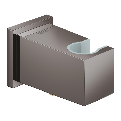 Grohe Euphoria Cube Wandaansluitbocht - met wandhouder - hard graphite (antraciet) SW484600