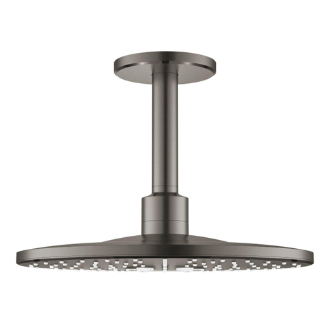 Grohe Rainshower SmartActive 310 Hoofddouche - 31cm - 2 straalsoorten - plafondarm 14.2cm - brushed hard graphite (antraciet) SW448247