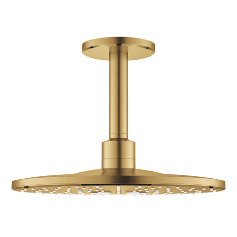 Grohe Rainshower SmartActive 310 Hoofddouche - 31cm - 2 straalsoorten - plafondarm 14.2cm - brushed cool sunrise (goud) SW448255