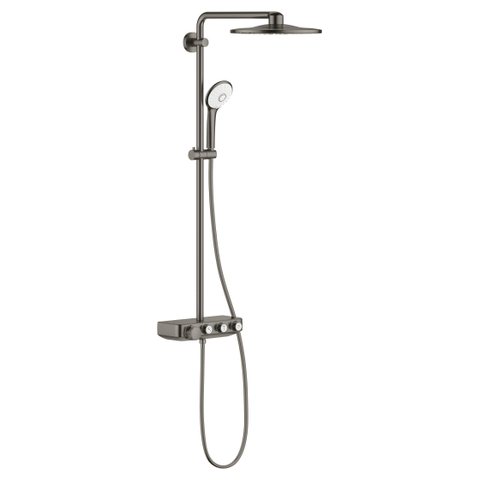 Grohe Euphoria SmartControl Regendoucheset hoofddouche 31cm - hannddouche rond - brushed hard graphite (antraciet) SW439093