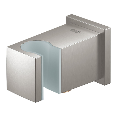 Grohe Euphoria Cube Wandaansluitbocht - met wandhouder - Supersteel (RVS) SW439086