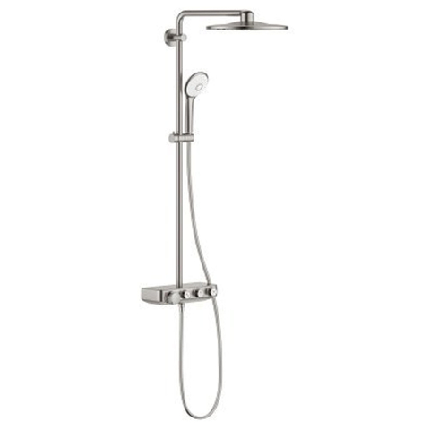 Grohe Euphoria SmartControl Regendoucheset hoofddouche 31cm - hannddouche rond - Supersteel (RVS) SW438967