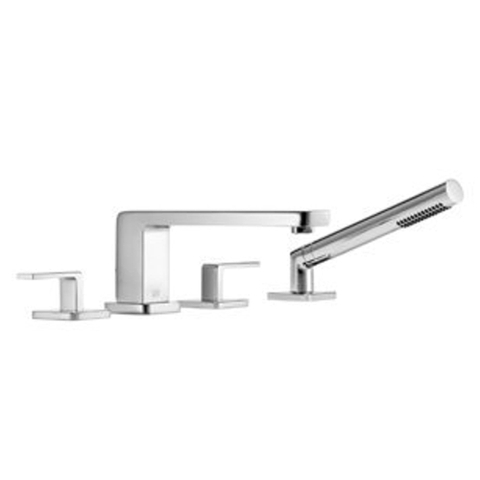 Dornbracht Lulu Mitigeur de baignoire sur gorge 4 trous avec rosaces chrome 0474737