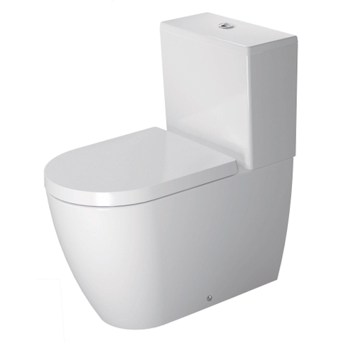 Duravit ME by Starck cuvette combinée au sol à évacuation profonde vario sans réservoir 37x65cm avec WonderGliss blanc SW84188
