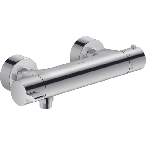 Duravit B.2 Thermostatische douchemengkraan - opbouw - 260x1135x40mm - hoogglans chroom SW500276