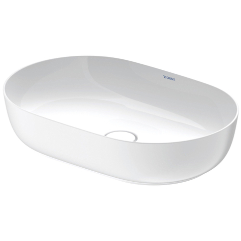 Duravit Luv Opzetwastafel - 60x40cm - zonder kraangat - geslepen - mat/glans wit SW527100