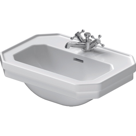 Duravit Serie 1930 Fontein - 500x195x365mm - 1 kraangat overloop - wit 0293288