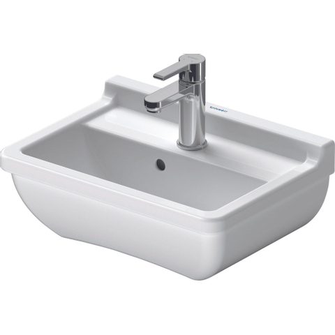 Duravit Starck 3 Philippe Starck - 3 fontein - 45x32cm - wondergliss - wit 0313629