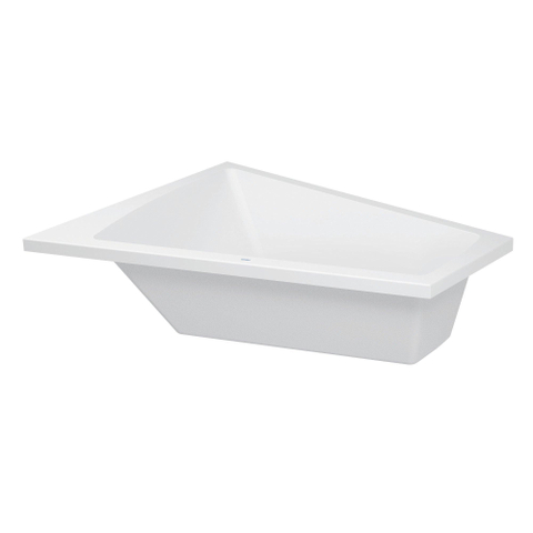 Duravit Paiova Kunststof bad acryl afgeschuind links - 170x130x46cm - zonder poten - glans wit 0297535