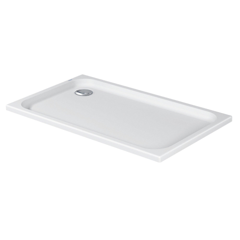 Duravit D-code Douchebak - 130x75x8.5cm acryl rechthoekig - wit 0295848