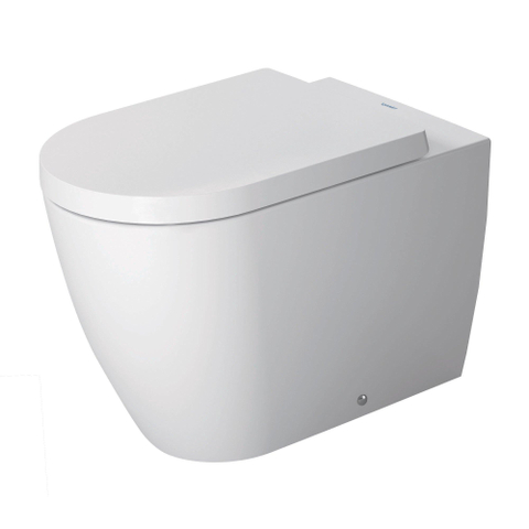 Duravit Starck Me closetpot diepspoel staand back to wall 37x60cm incl. bevestiging afvoer horizontaal mat wit SW358219
