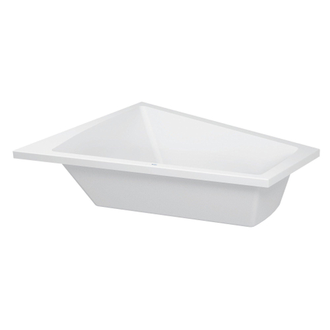 Duravit Paiova Kunststof bad acryl afgeschuind links - 180x140x46cm - zonder poten - glans wit 0297537