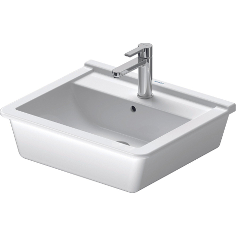 Duravit Starck 3 Philippe Starck - 3 opbouwwastafel - 56x46cm - wit 0313815